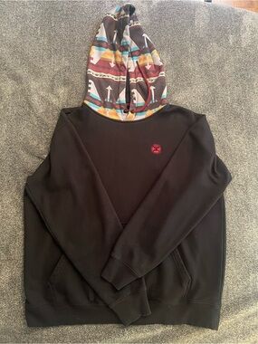 Men’s Hooey Pullover with Aztec Print